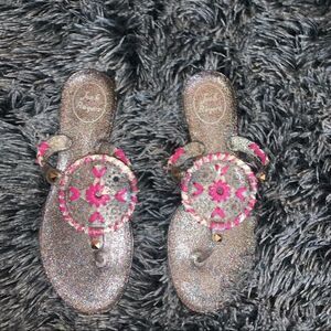 Jack Rogers Whipstitch Jelly Thong Sandal